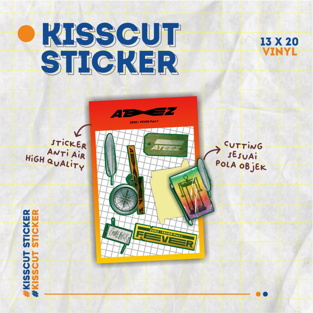 

KISSCUT STICKER VINYL CUSTOM (mohon baca deskripsi)