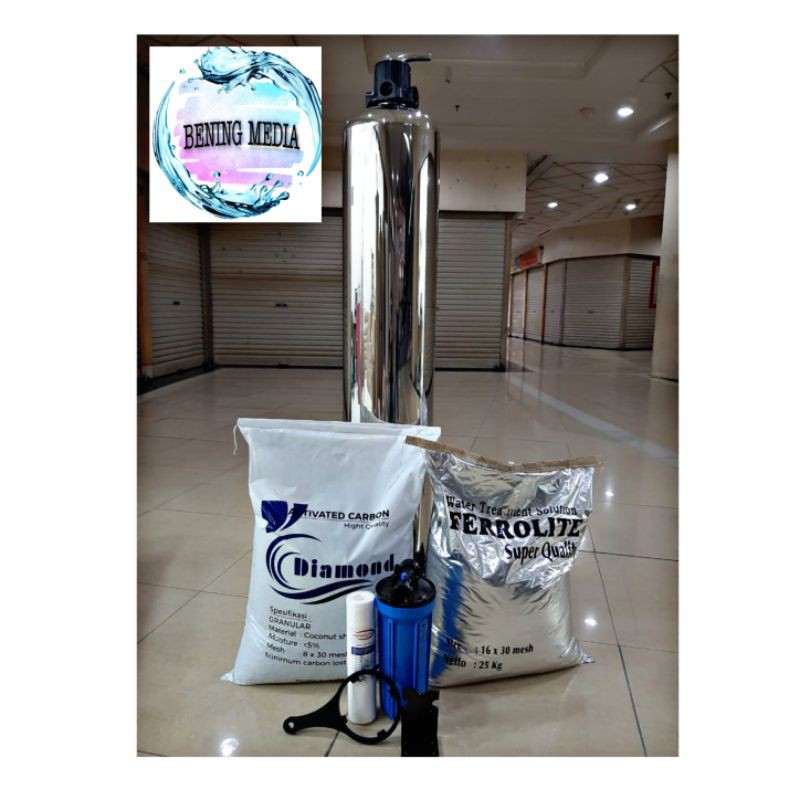 Jual PAKET FILTER AIR SUMUR / RUMAH TANGGA / FILTER AIR ISI ULANG