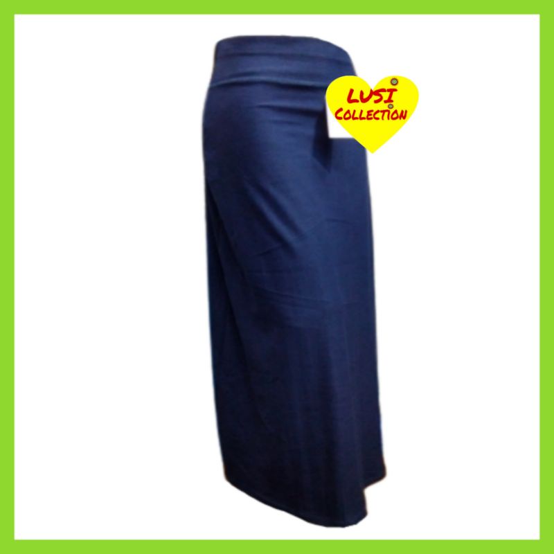 Rok panjang spandex denim ukuran standar.