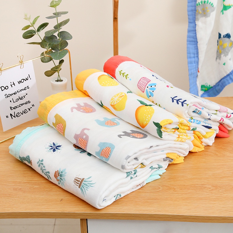 Baeby Bamboo Blanket Towel Baby 4 Layer - Handuk Mandi Bayi