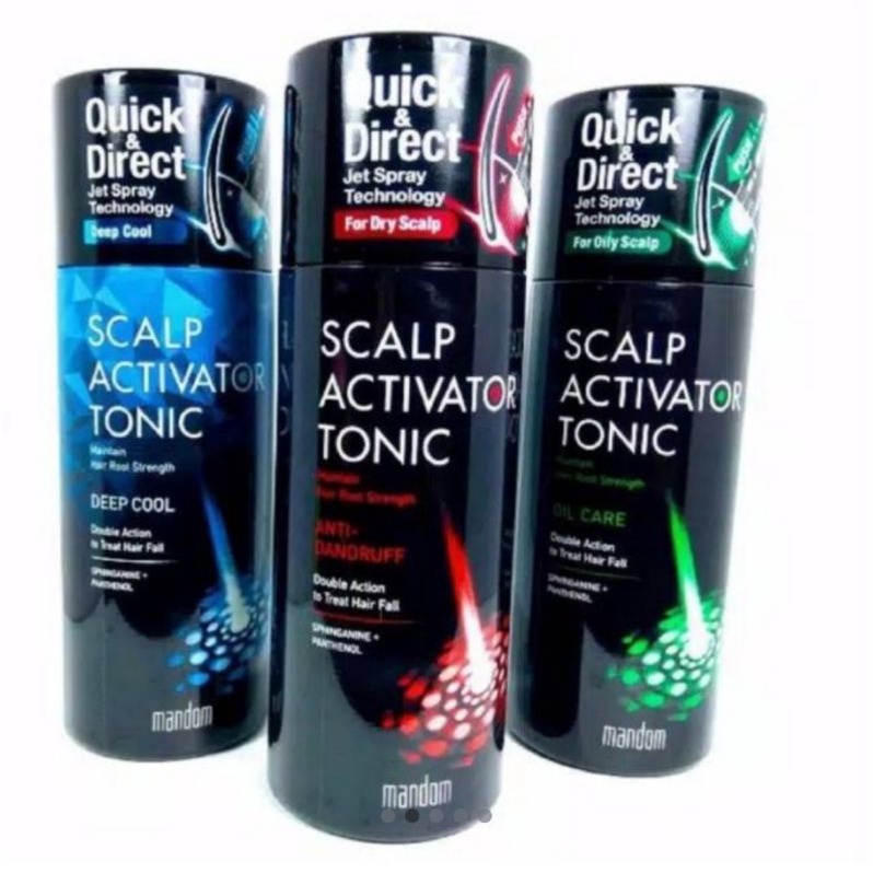 mandom scalp activator hair tonic for dry scalp 150 ml