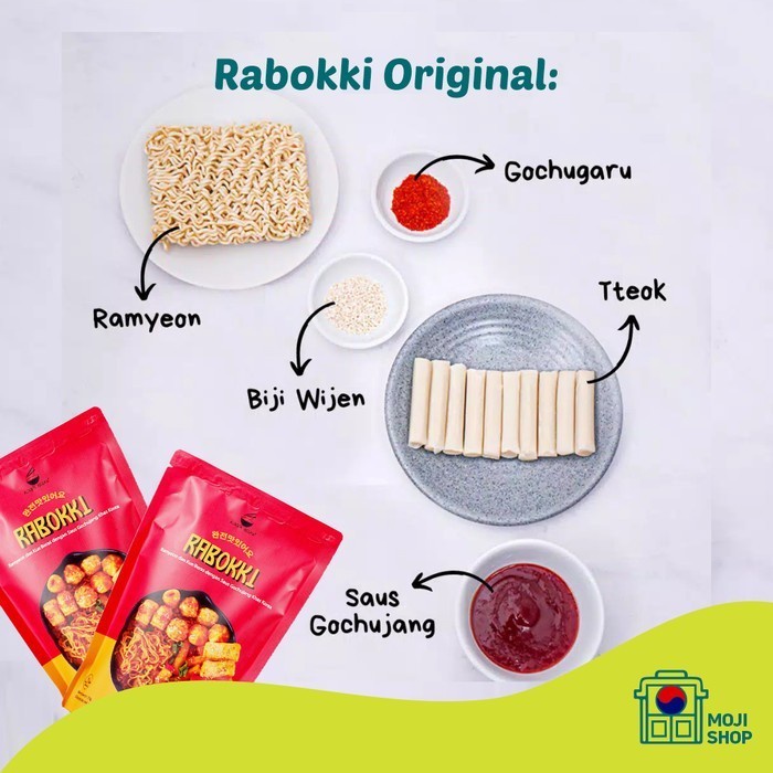 

54ekh Rabokki Worth It Koreakeun | Toppokki Ramyeon Topokki Instant 60J