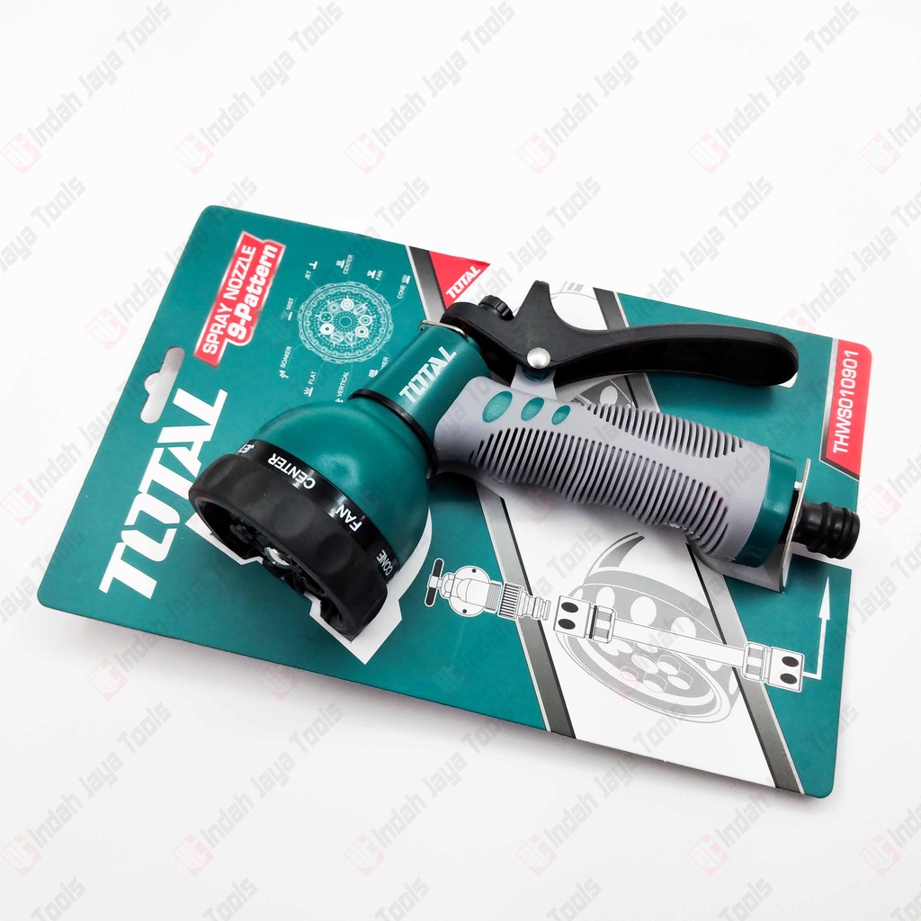 TOTAL THWS010901 Semprotan Air Taman Spray Nozzle Garden Taman Hose Gun Kepala