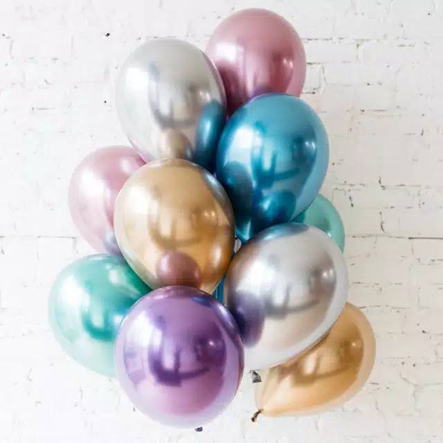 Balon Latex Chrome 12inch
