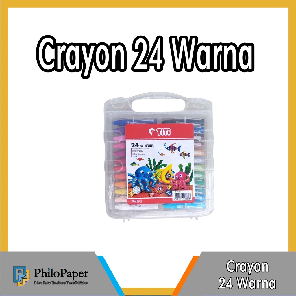 

ATK ~ Crayon Titi / Joyko Isi 24 / Krayon Warna Original