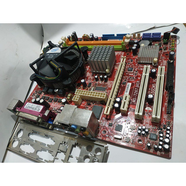 Mobo +Processor Dualcore+Fan