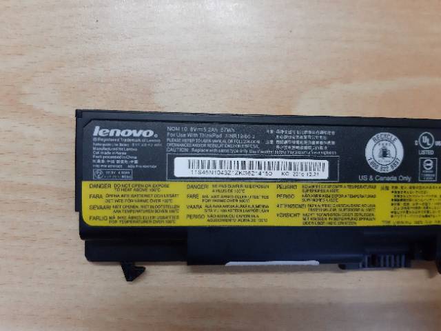 Baterai Original Lenovo Thinkpad  T410 T420 T430 T530 L410 L412 L420 L430 W530 L530 L430 T520 W520