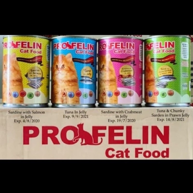 Makanan Kucing Kaleng Profelin 400 gram