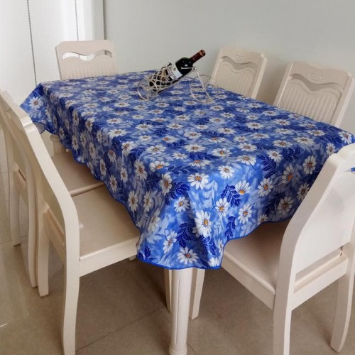 (BIG SIZE) Taplak Meja Makan Kotak Persegi Anti Air Alas PVC / Square Tables Clothes 137x183cm