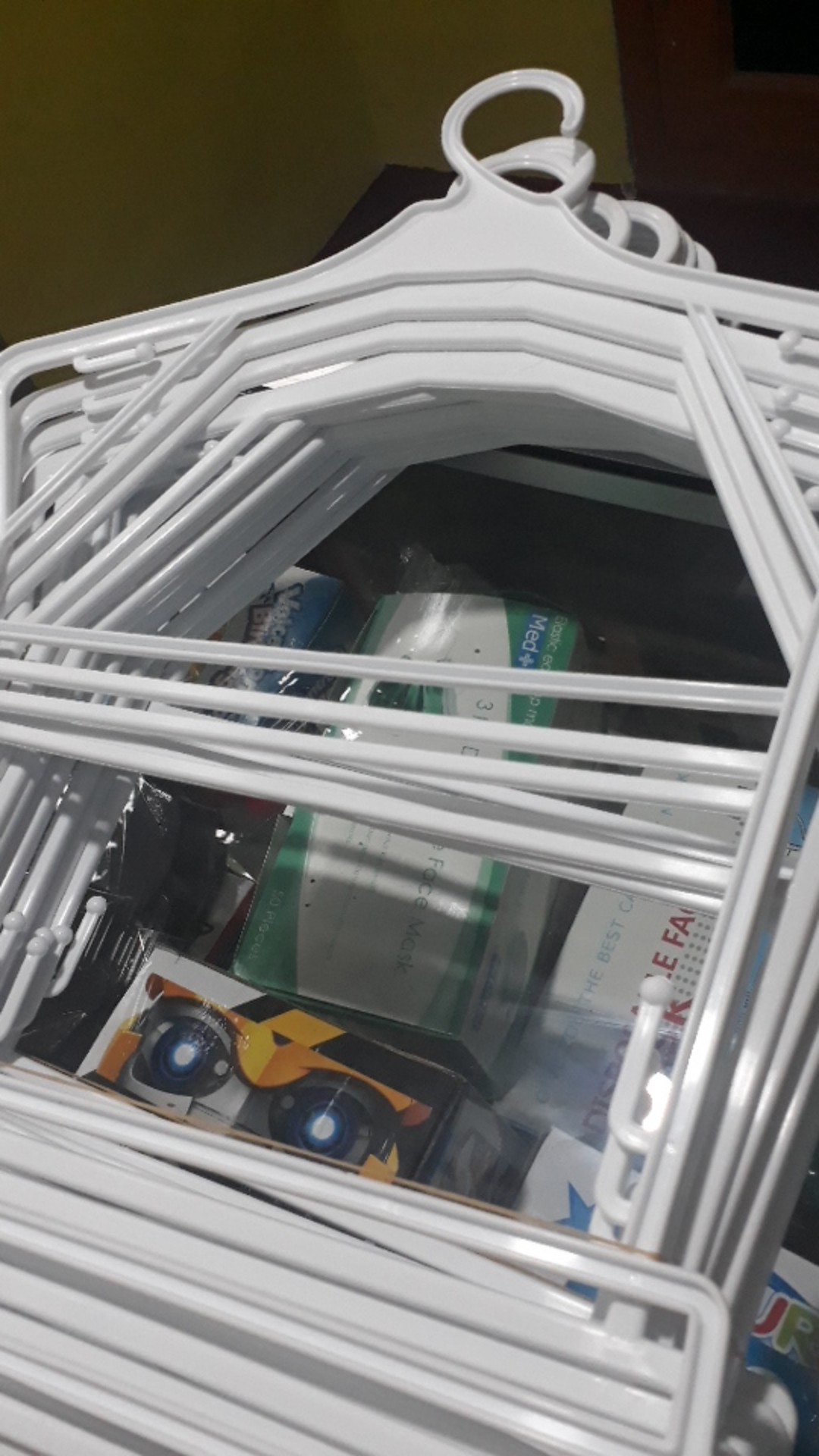 Gantungan / Hanger Setelan Baju Anak Ju 14 Plastik Orisinil