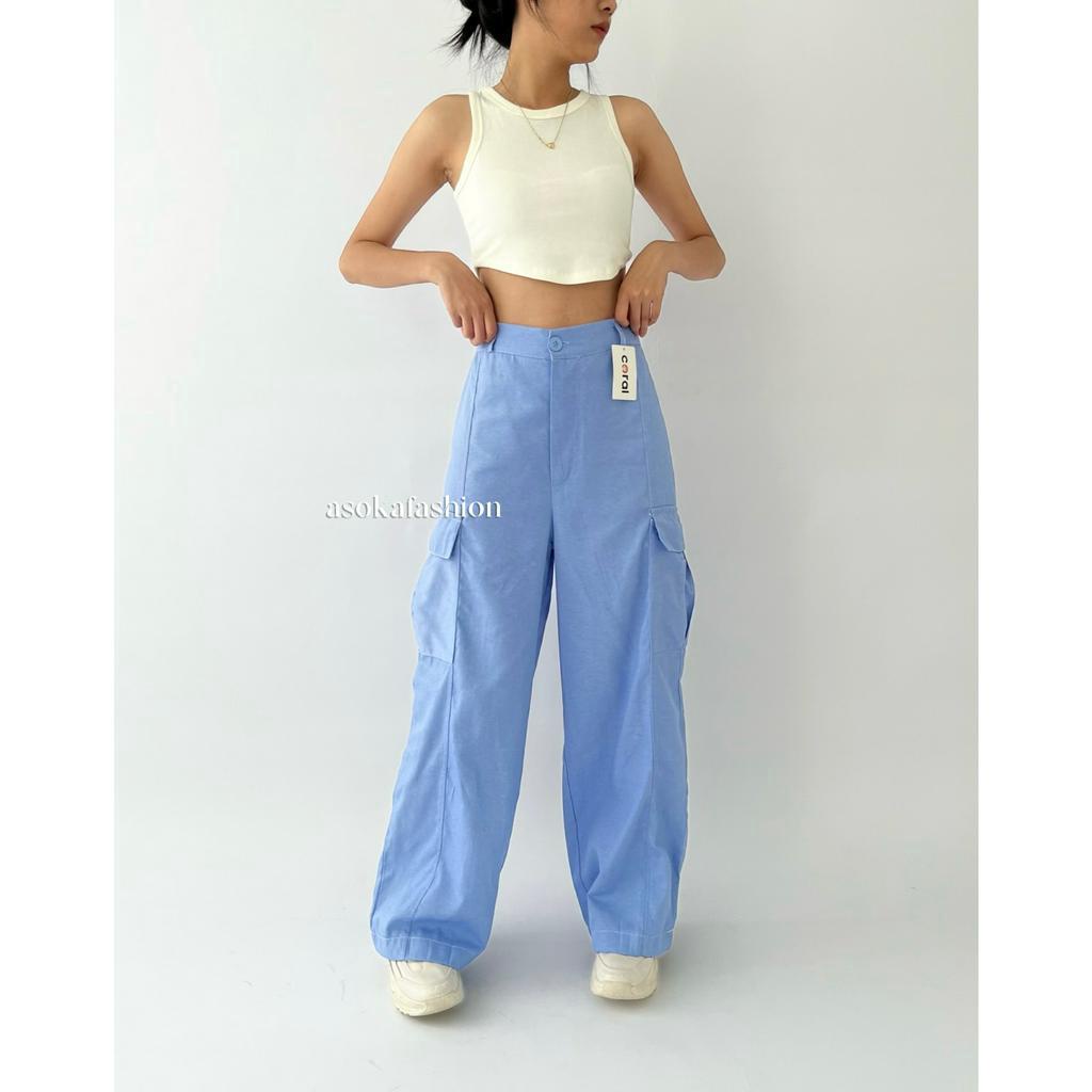 ASOKA Raiden Cargo 2184 - Premium Highwaist Cargo - Loose Pants