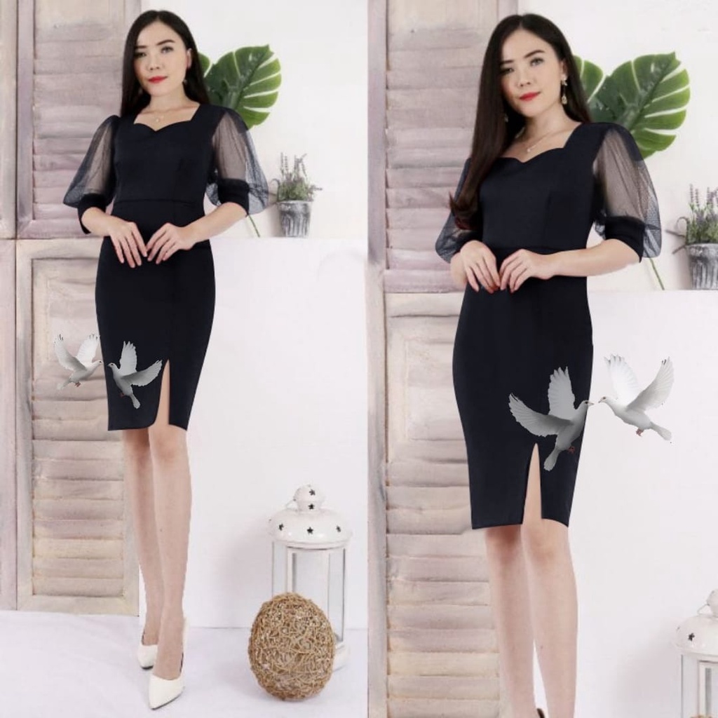 Toply shop Dres scuba micha  Dres pesta