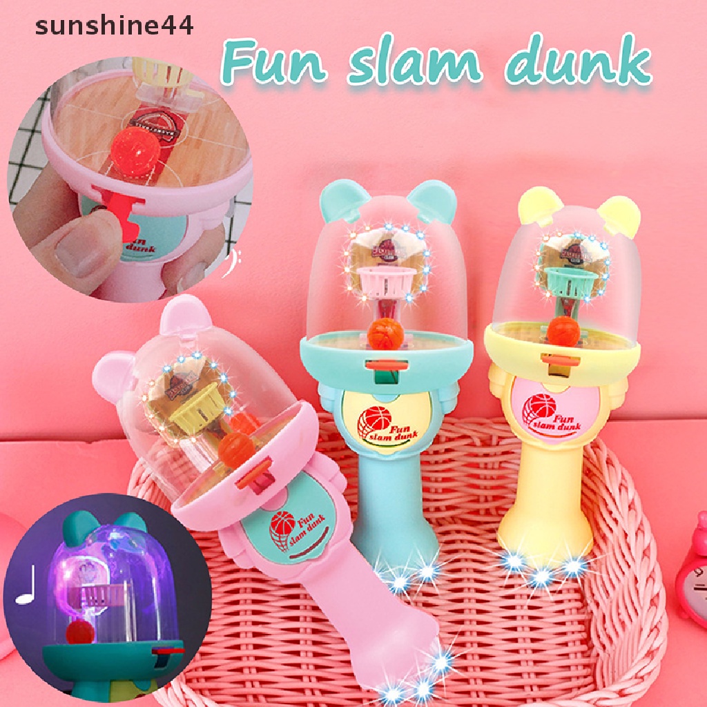 Sunshine Mainan Interaktif Bola Basket Jari Mini Anti Stress Untuk Anak