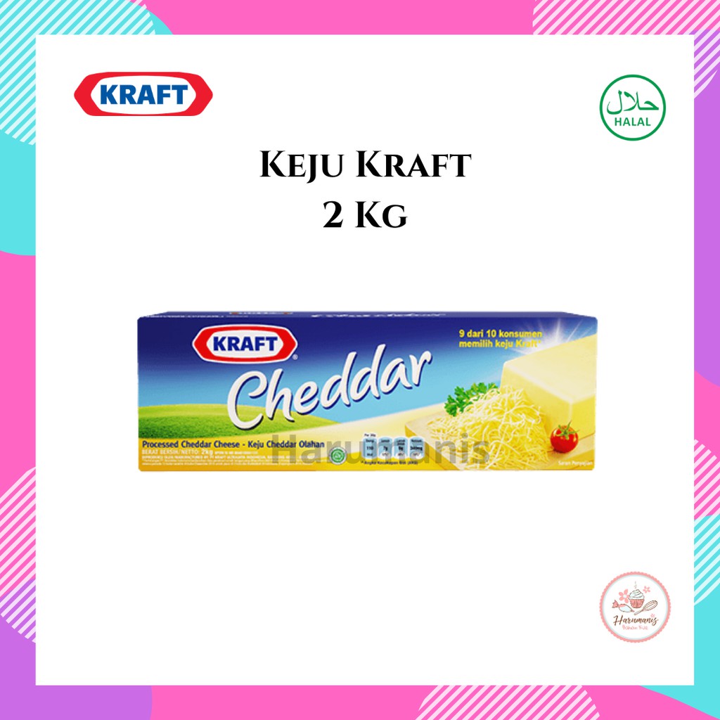 

Keju Kraft Cheddar 2kg