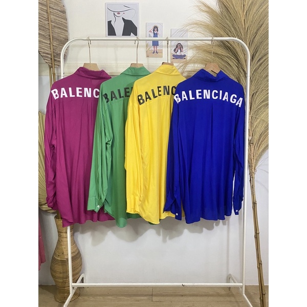 SALE KEMEJA BALENCIAGA OVERSIZE