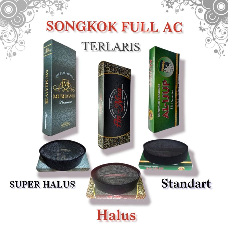 Songkok full ac Peci full ac Hitam Tinggi 9 cm Standart PECI SONGKOK KOPIAH HITAM An-Nisa