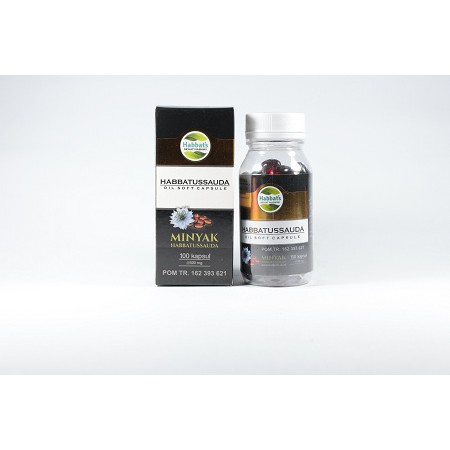Habbatussauda Oil Soft / Kapsul Minyak Habbatussauda Kapsul Lunak 100 kapsul
