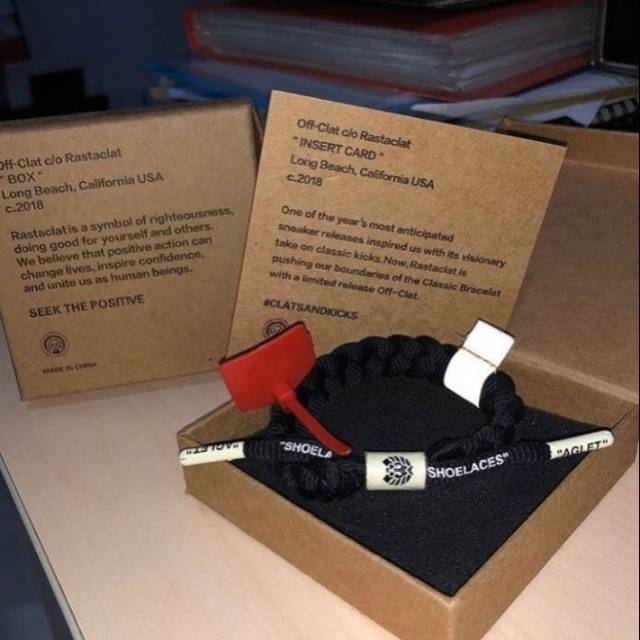 RASTACLAT OFF WHITE BLACK ORIGINAL BNIB