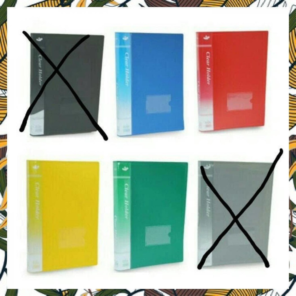 

CLEAR MAP FILE 60 LEMBAR / CLEAR HOLDER 60 SHEET MURAH