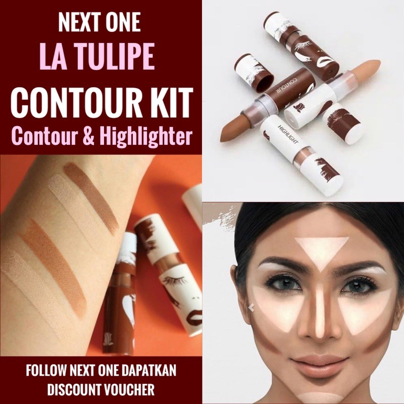 NEXT - LA TULIPE  CONTOUR KIT HIGHLIGHT CONTOUR STICK 10gr