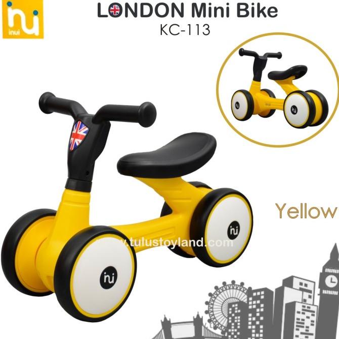 Sepeda Anak Inui LONDON Mini Bike 113 Sepeda Balance Bike Tanpa Pedal
