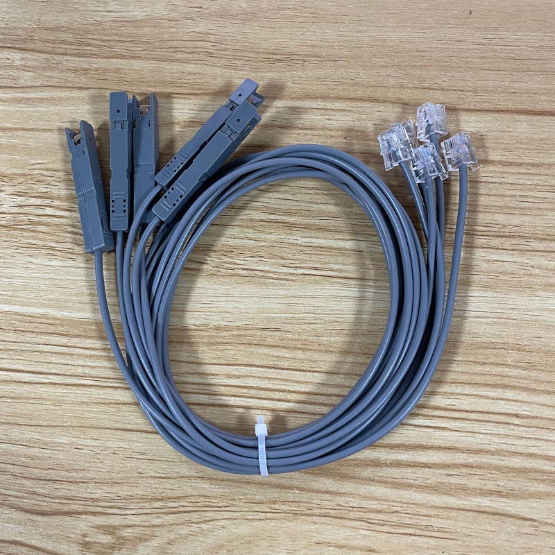 Vivi Hot 1meter 110tes Untuk Head Alligator Clip RJ11 RJ45 Kabel Tes Modul Suara Le