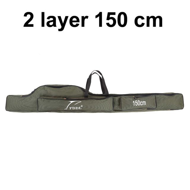 Tas Pancing Joran Pancing Portable Fishing Bag 150 cm - 1680D - Green