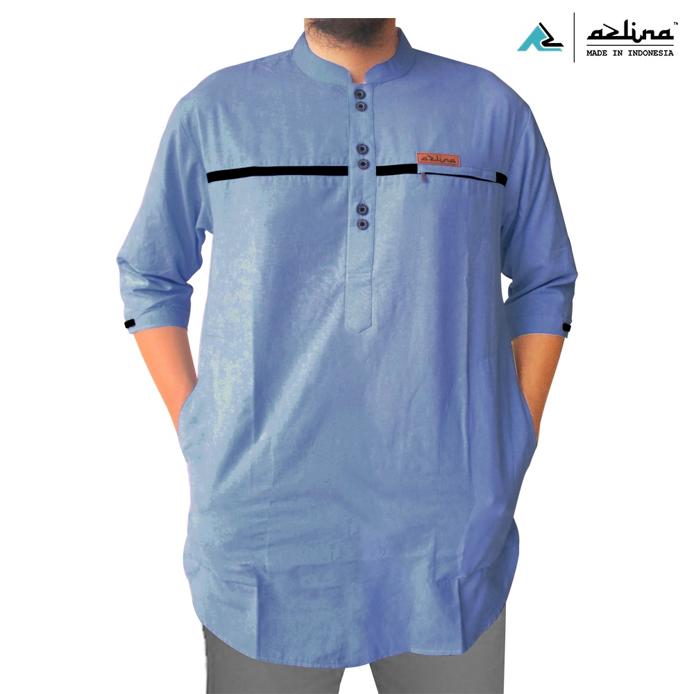 Azlina - Koko Kurta Kekinian Bahan Katun Oxpord Premium Bisa COD