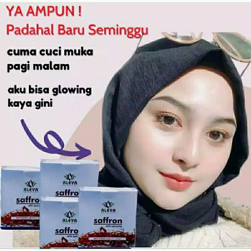 PROMO !! Sabun Safron Pemutih Wajah dan Penghilang Flek Hitam dan Jerawat Ampuh