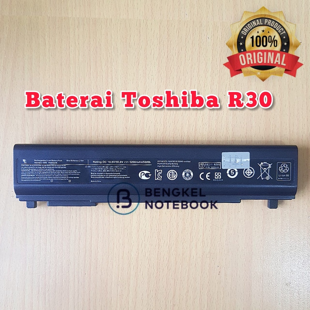 Baterai Toshiba Portege R30 R30-A PA5162U PA5161U PA5163U PA5174U-1BRS PABAS277 PABAS278 Original