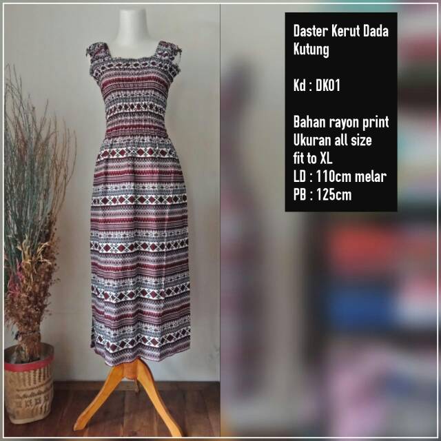 DASTER BALI KERUT DADA KUTUNG