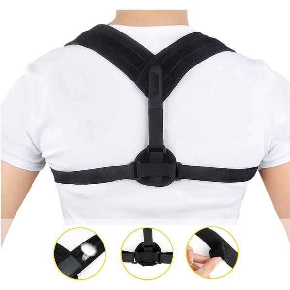 [COD] Tali Korektor Postur Punggung Body Harness Belt 90-110cm Size L