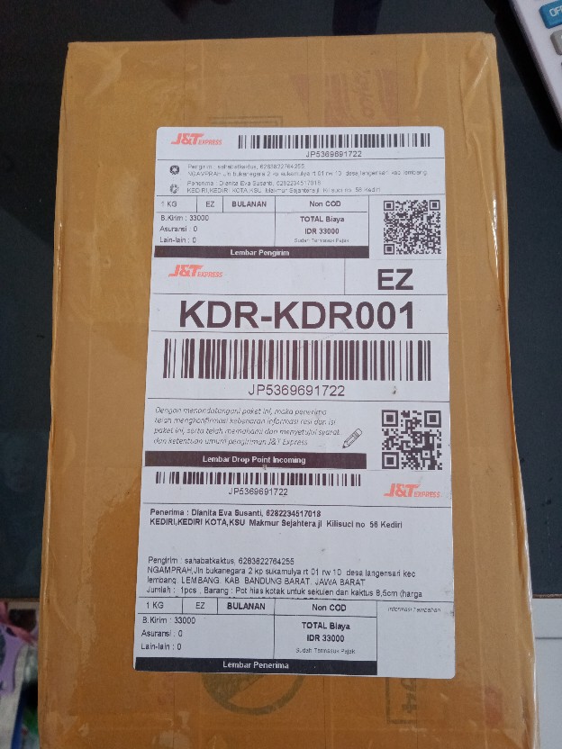 Pot Hias Kotak Untuk Sekulen Dan Kaktus 8,5cm (harga Satuan)