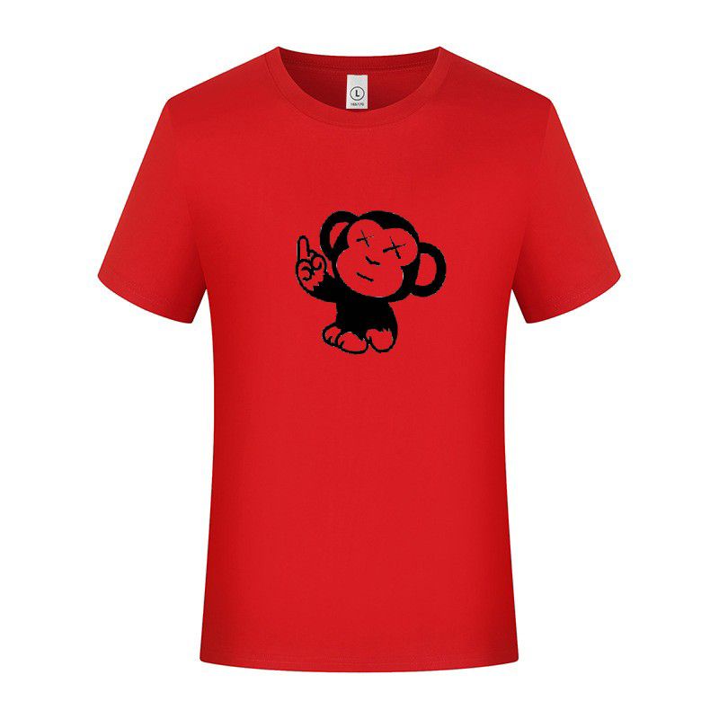 Hokyshop92 Kaos Pria Motif Monkey Lengan Pendek Fashion Lelaki Baju Cowok Distro Tshirt Katun Combed Cod