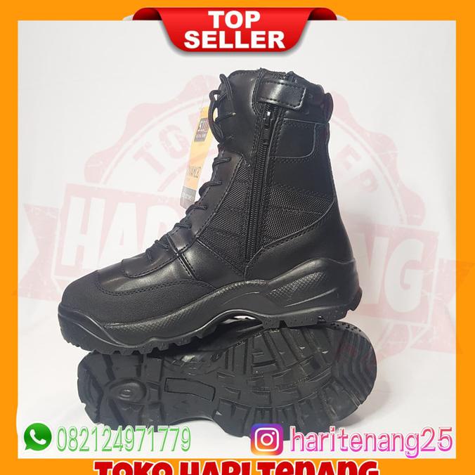 Aman Sepatu Boots 511 Hitam/ Sepatu Tactical/Perlengkapan Abri-Polisi Hemat