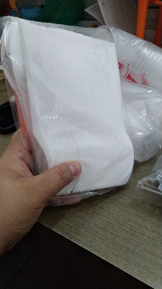 100pcs Garpu Suapi Putih (alat Makan Higienis Fork Food Cutlery Perlengkapan Dapur Catering Makanan)