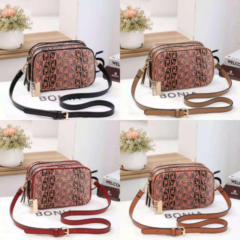 Sling Bag Bonia 319 ada box Tas Selempang Bonia Crossbody Bonia