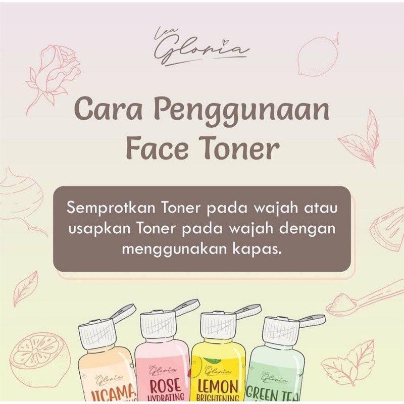 (BISA COD) [BPOM ✅] FACE TONER by LEA GLORIA