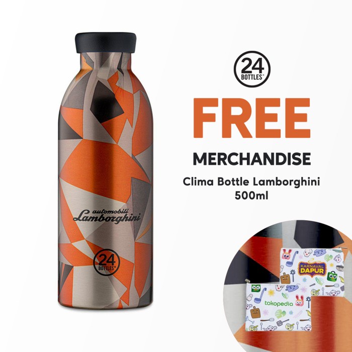 SALE Tumbler Premium 24Bottles Clima Bottle Lamborghini 500ml Botol Minum