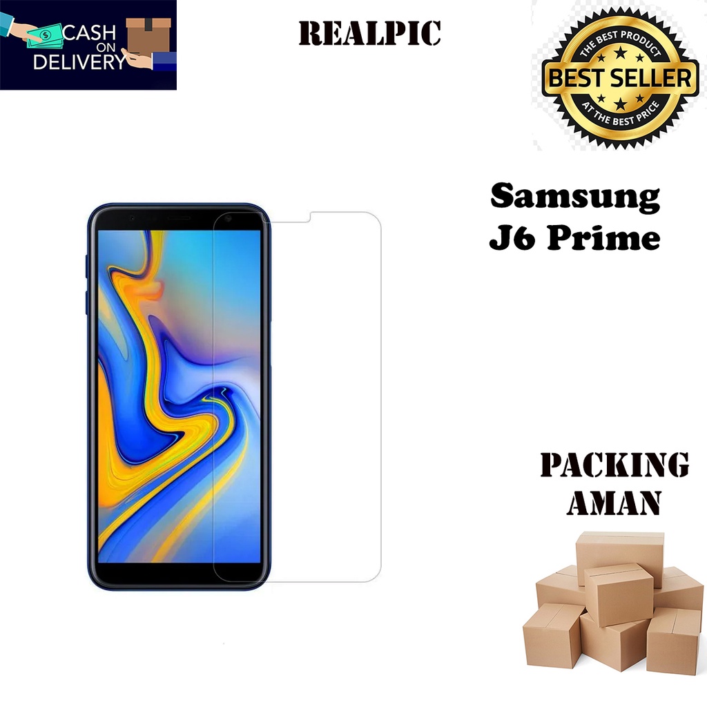 Tempered Glass Samsung Galaxy J6 Prime Screen Protector Anti Gores