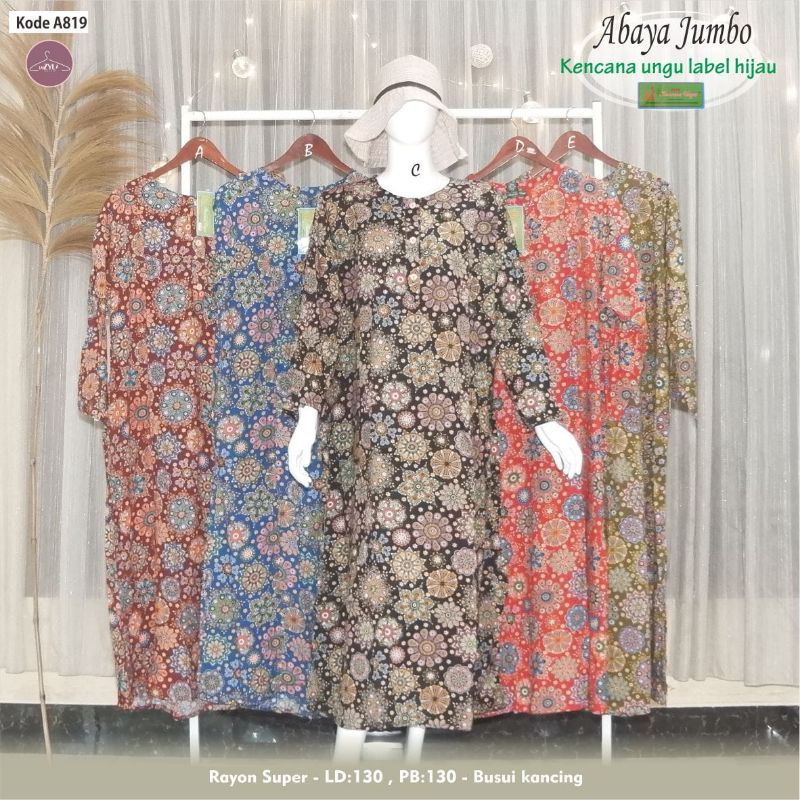 ABAYA Jumbo Kencana Ungu