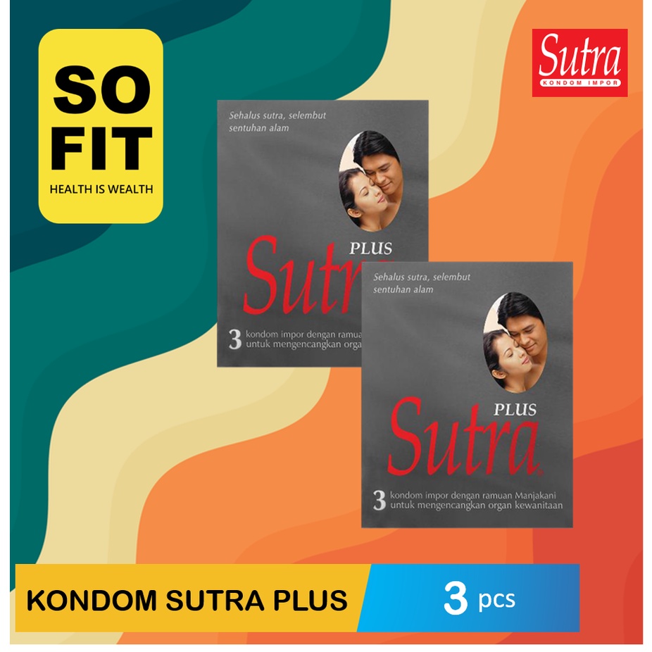 Kondom Sutra SERIES - Merah Classic, Hitam, Gerigi Biru, Plus, 003, Lubricant - Privasi Aman - Sofit