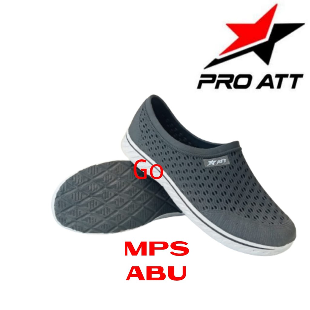 gof ATT NPS 160 SEPATU KARET SLIP ON Sepatu Cowok Casual Anti Air Empuk Tidak Lecet Ringan