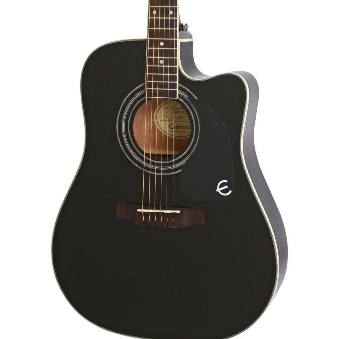 Epiphone Pro1 - Pro 1 Ultra Ebony Gitar Akustik Elektrik String Abuzahasim
