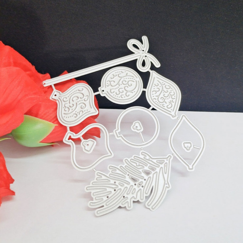 Cetakan Stensil Cutting Dies Motif Buah Natal Bahan Metal Untuk Scrapbook / Craft DIY