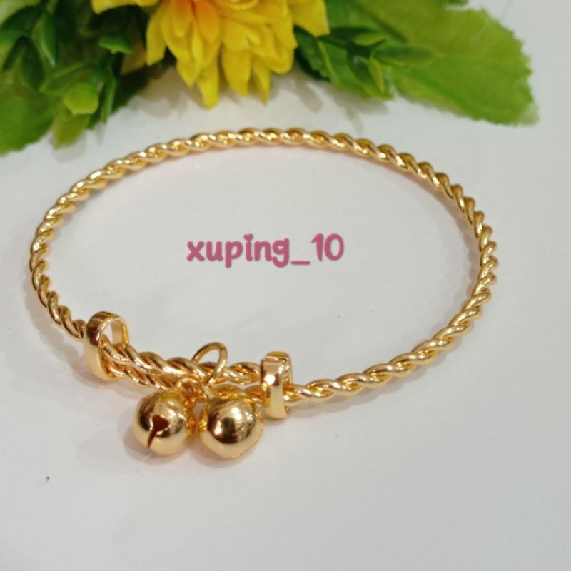 gelang tangan dewasa, perhiasan xuping