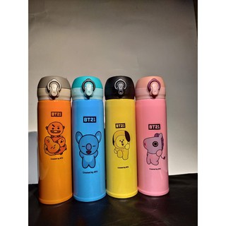  UNOW BISA COD KPOP bt21  Botol  Minum  Thermos Vacuum 