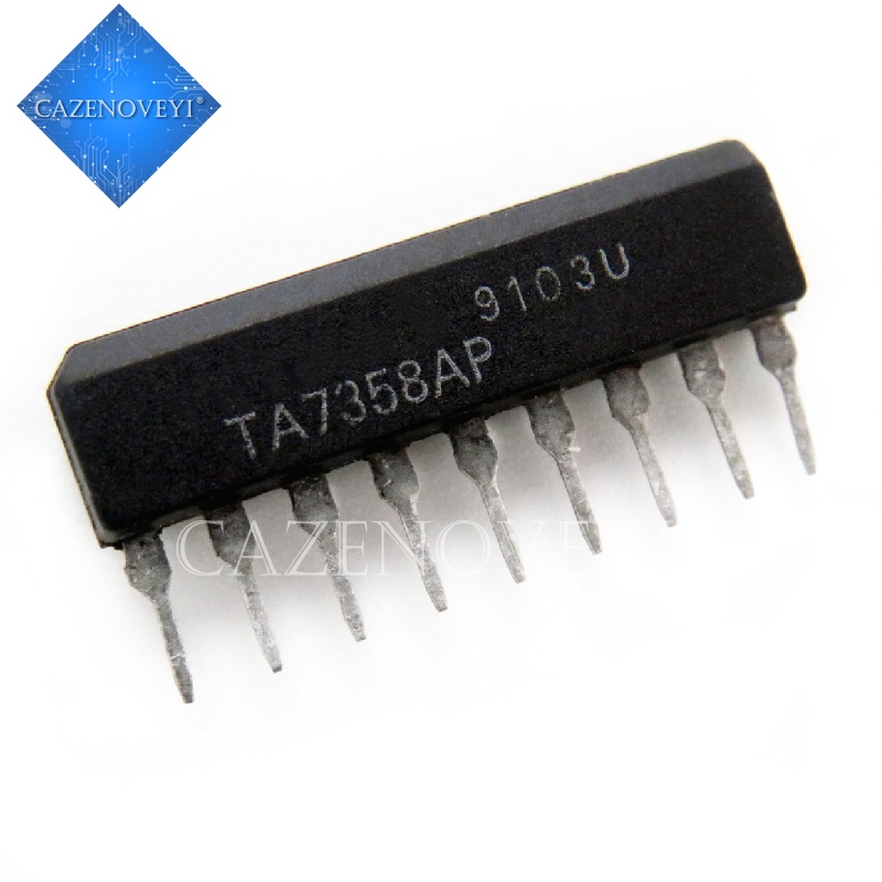 5pcs / lot Sparepart Komponen Elektronik Chip TA7343AP TA7343 TA7358AP TA7358P TA7358 TA75458S TA75458 SIP-9