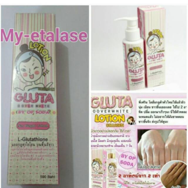 Body lotion Gluta overwhite