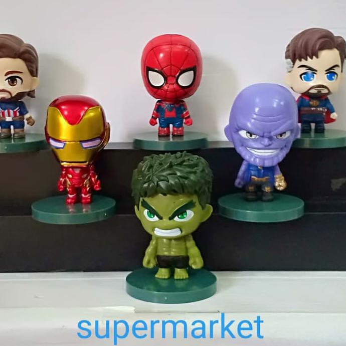 figure avenger infinity war chibi thanos, doctor strange "GRATIS ONGKIR"